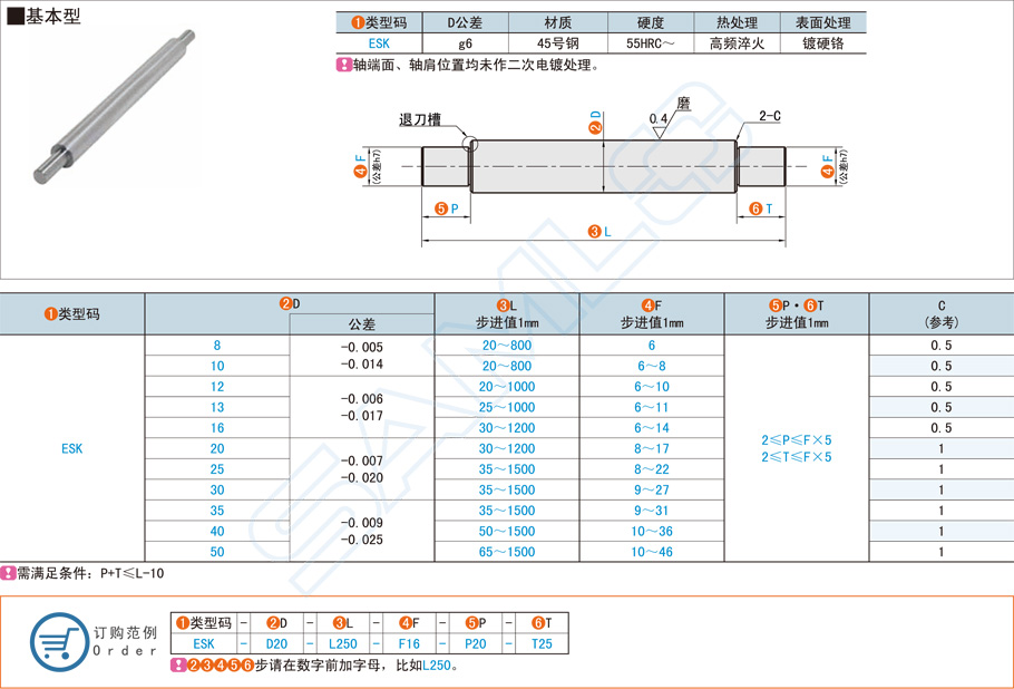 兩端臺階型導向軸的制造工藝介紹