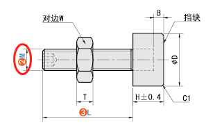 M（螺紋公稱）